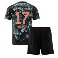 Camisa de Futebol Bayern Munich Michael Olise #17 Equipamento Secundário Infantil 2024-25 Manga Curta (+ Calças curtas)